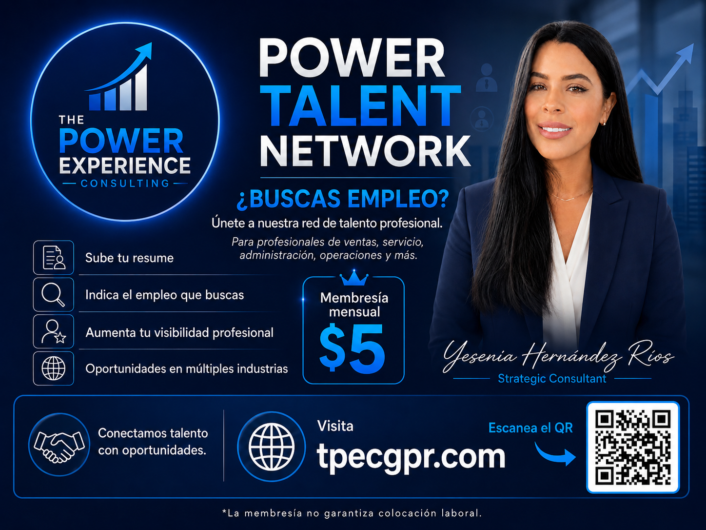 Power Talent Network — ¿Buscas empleo? Únete por $5/mes